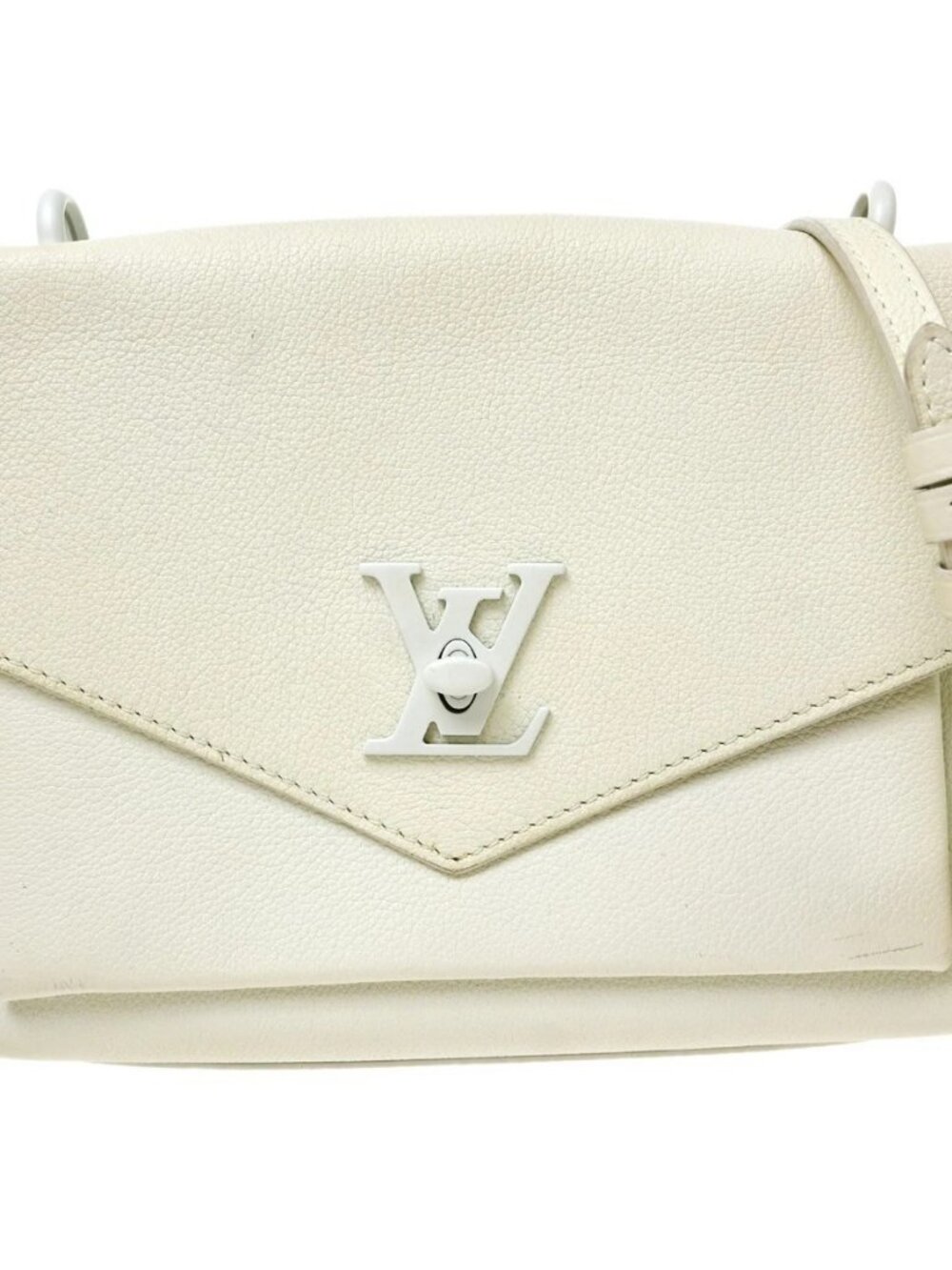 Best07 Louis Vuitton White Mylockme BB 2Way Crossbody Bag M55902 BE5119 RQ03679